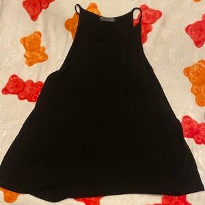 Chic Black Sleeveless Tank Top by THANTH